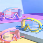 Kids Anti-Fog Swim Goggles with Wide View Lenses | Children's Swimming Goggles for Pool & Outdoor