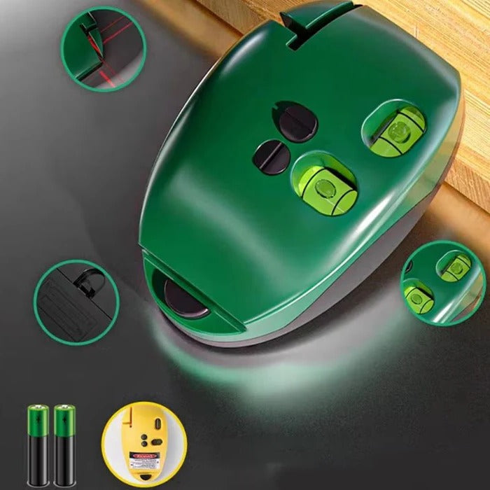 Precision Laser Level for Perfect 90° Angles | Heavy-Duty Performance in a Compact, Ergonomic, Easy-to-Use Design