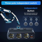 7-in-1 Car Cigarette Lighter Adapter | The Smart Choice for Quality, Reliability & Long-Lasting Performance