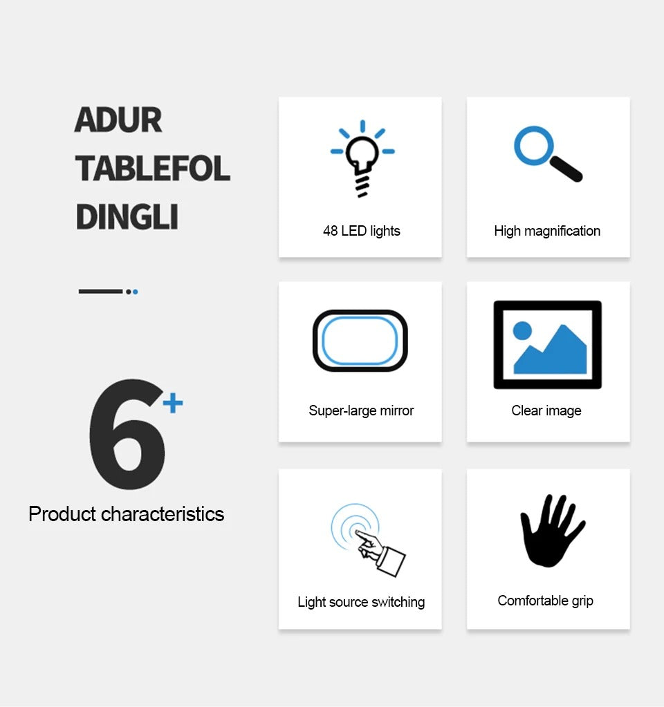Foldable LED Magnifying Glass | Upgrade Your Home with This Thoughtfully Designed Everyday Essential