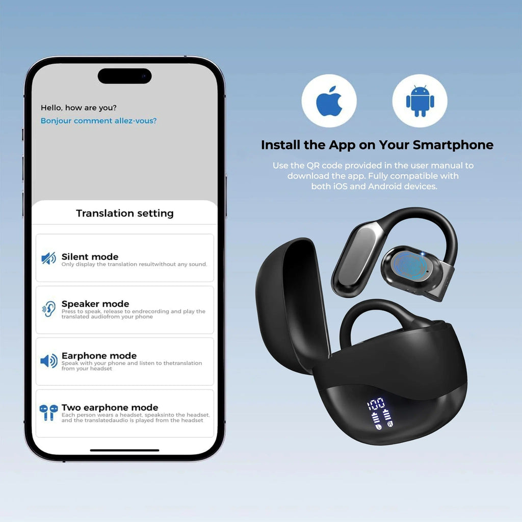 Smart Translation Earbuds | High-Performance Tech Built for Modern, Busy, On-the-Go Lifestyles