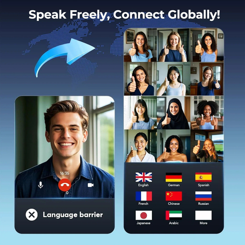 Smart Translation Earbuds | High-Performance Tech Built for Modern, Busy, On-the-Go Lifestyles