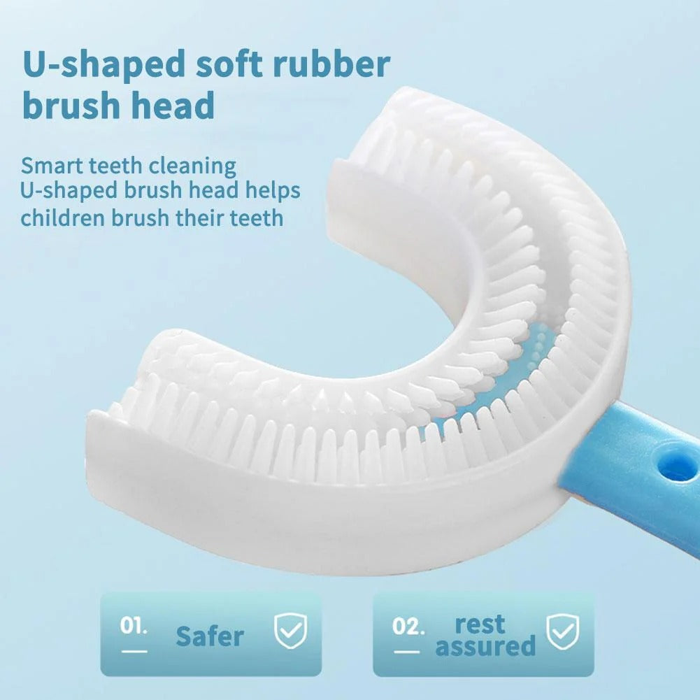 Toddler's U-Shape Toothbrush | Must-Have Baby Accessory Loved by Parents Around the World