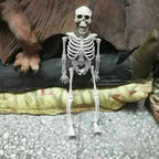 Poseable Skeleton — Creepy Halloween Skeleton Decorations | Bring the Magic of the Season into Your Home with This Beautiful Piece