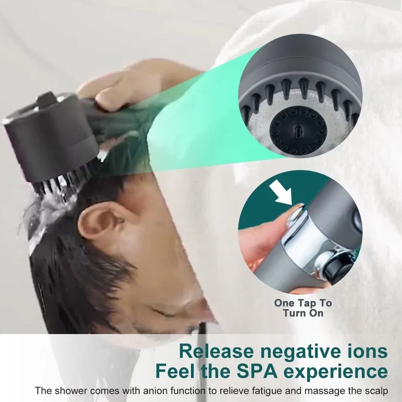 High Pressure Showerhead | Compact, Stylish & Incredibly Useful — An Everyday Home Must-Have