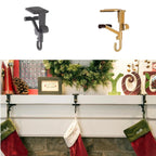 Garland Christmas Stocking Holders for Mantle | Bring the Magic of the Season into Your Home with This Beautiful Piece