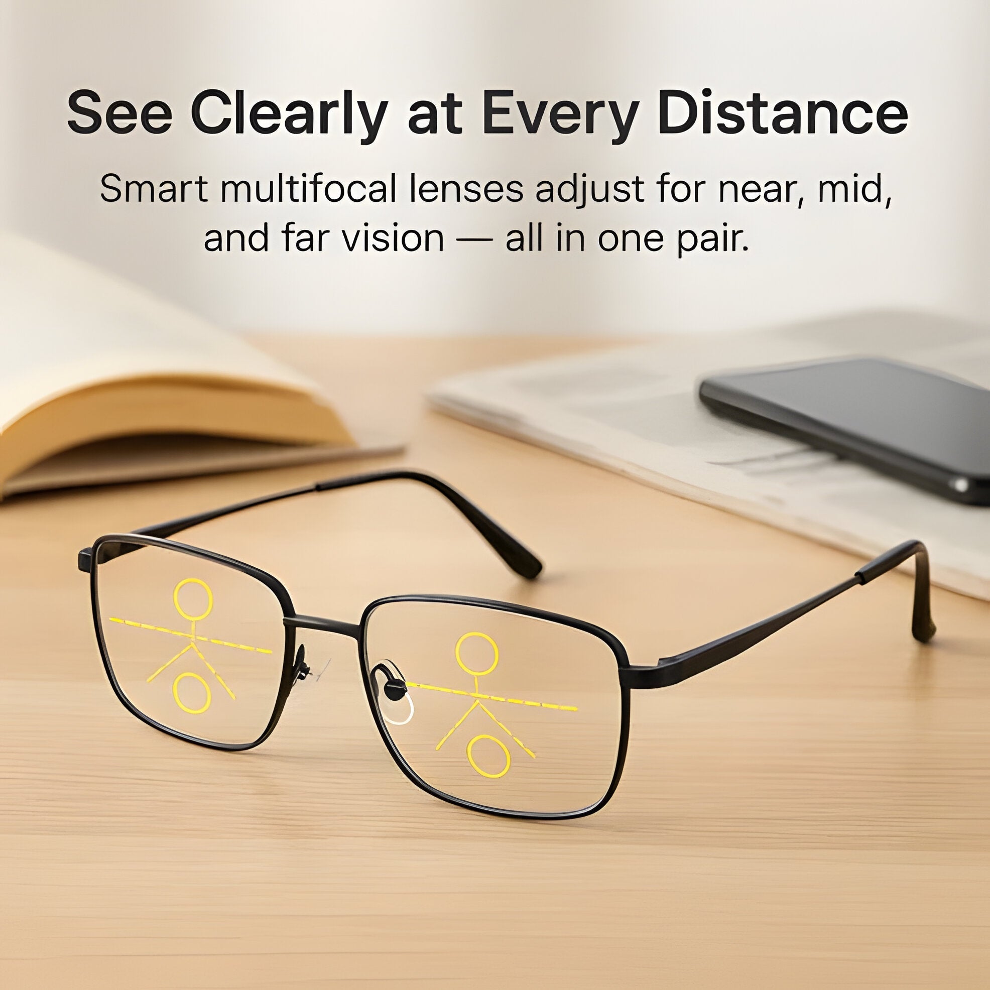 Progressive Multifunction Glasses | Quality Home Accessory Built to Look Great & Last for Years