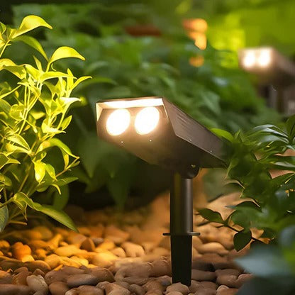 Solar LED Multi-Zoom Spot Light | Easy-Care Garden Essential That Transforms Any Outdoor Space