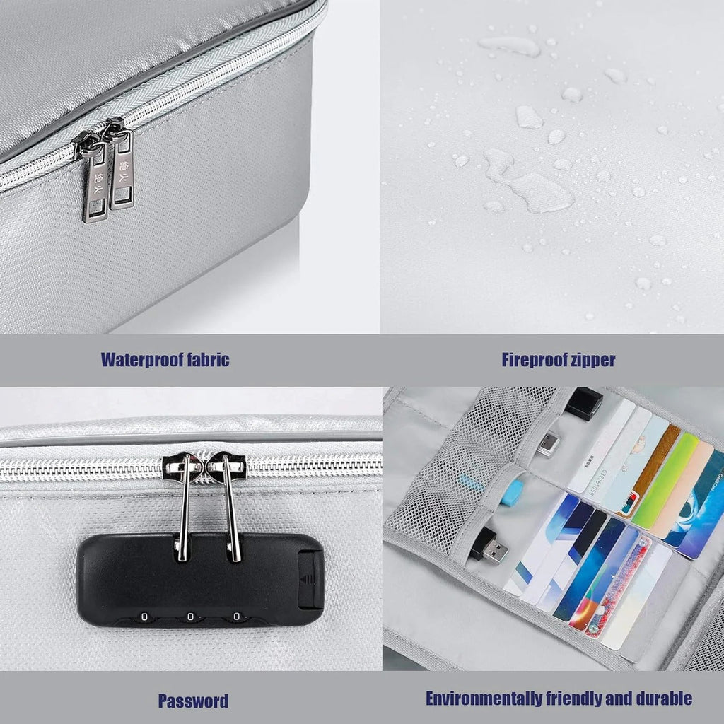 Document Organizer — Multi-Layer Safety Bag with Zipper for Cards, Files, and Travel Storage | Quality Home Accessory Built to Look Great & Last for Years