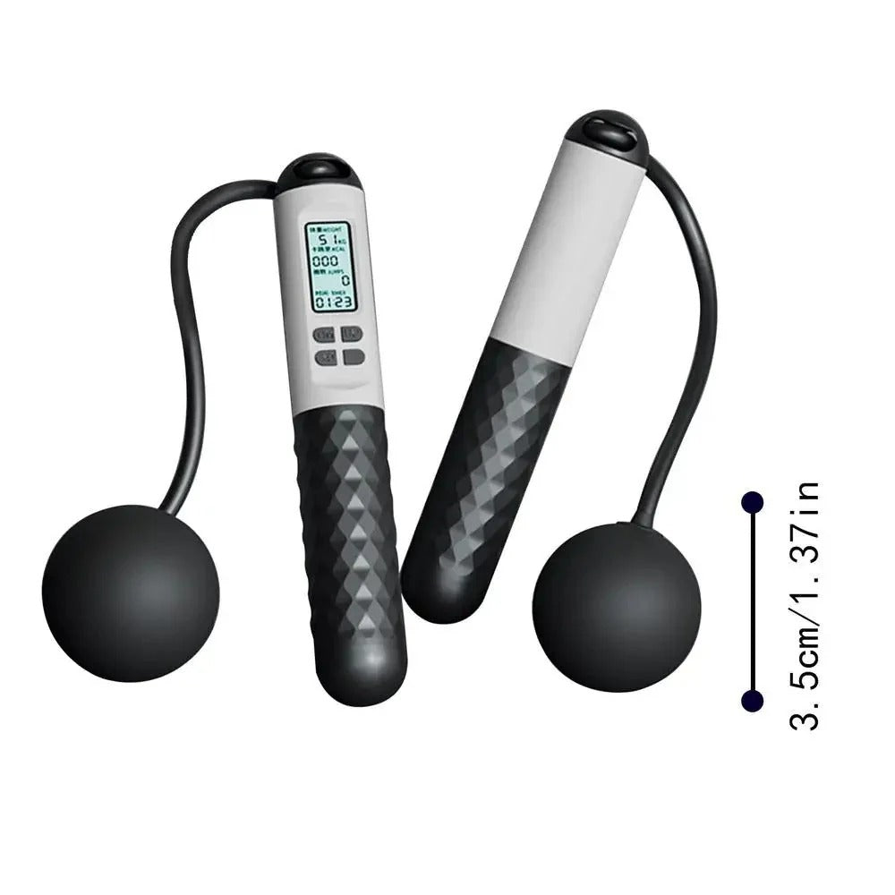 Weighted Cordless Jump Rope with Counter | Build Strength, Burn Calories & Train Smarter — Right at Home