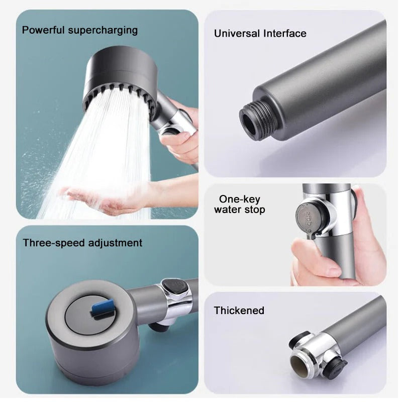 High Pressure Showerhead | Compact, Stylish & Incredibly Useful — An Everyday Home Must-Have