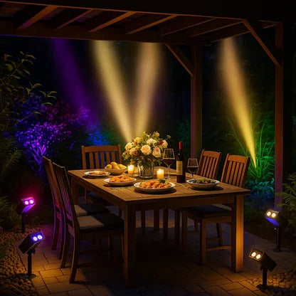 Solar LED Multi-Zoom Spot Light | Easy-Care Garden Essential That Transforms Any Outdoor Space