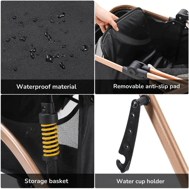 Dog Stroller & Transport Box | Premium Baby Essential — Soft, Safe, Easy to Use & Parent-Approved