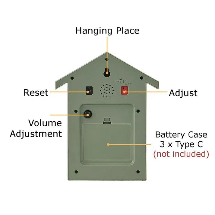 Cuckoo Clock with Decorative Design | Stylish Home Essential That Transforms & Elevates Your Living Space