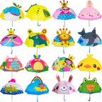 Rainbow Fun Kids Umbrella | Cute Patterned Children's Umbrella with Safe Tip & Auto Open