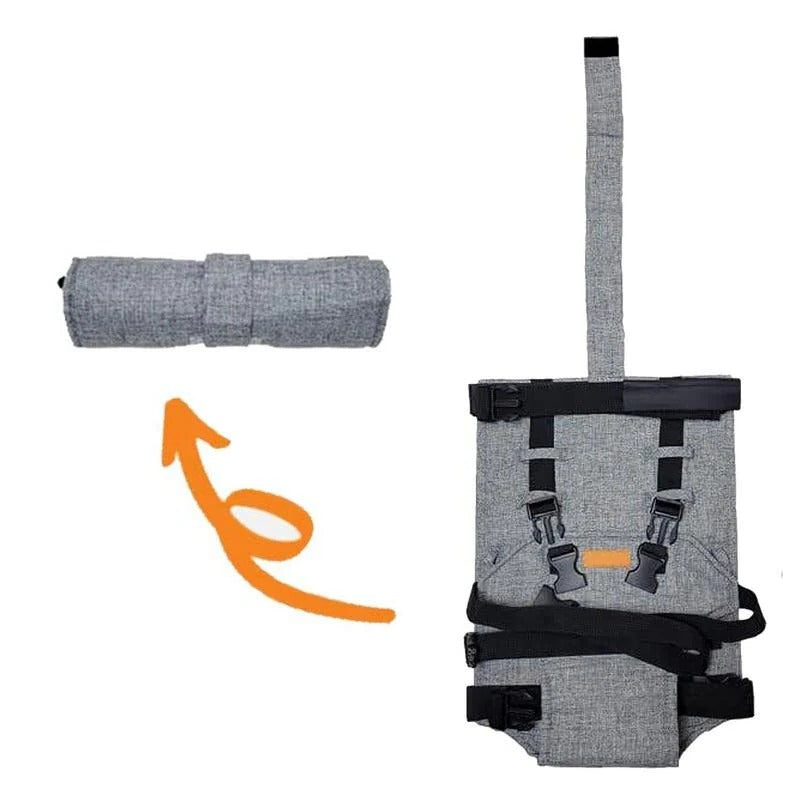 Compact Travel High Chair with Adjustable Harness | Portable Clip-On Baby Chair for Restaurants & Travel