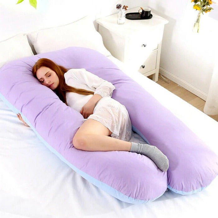 Sleeping Full Support Body Pillow — Ergonomic Design For Pregnancy, Shoulder & Back Pain | Targeted Therapy for Faster Recovery, Less Pain & Better Quality of Life