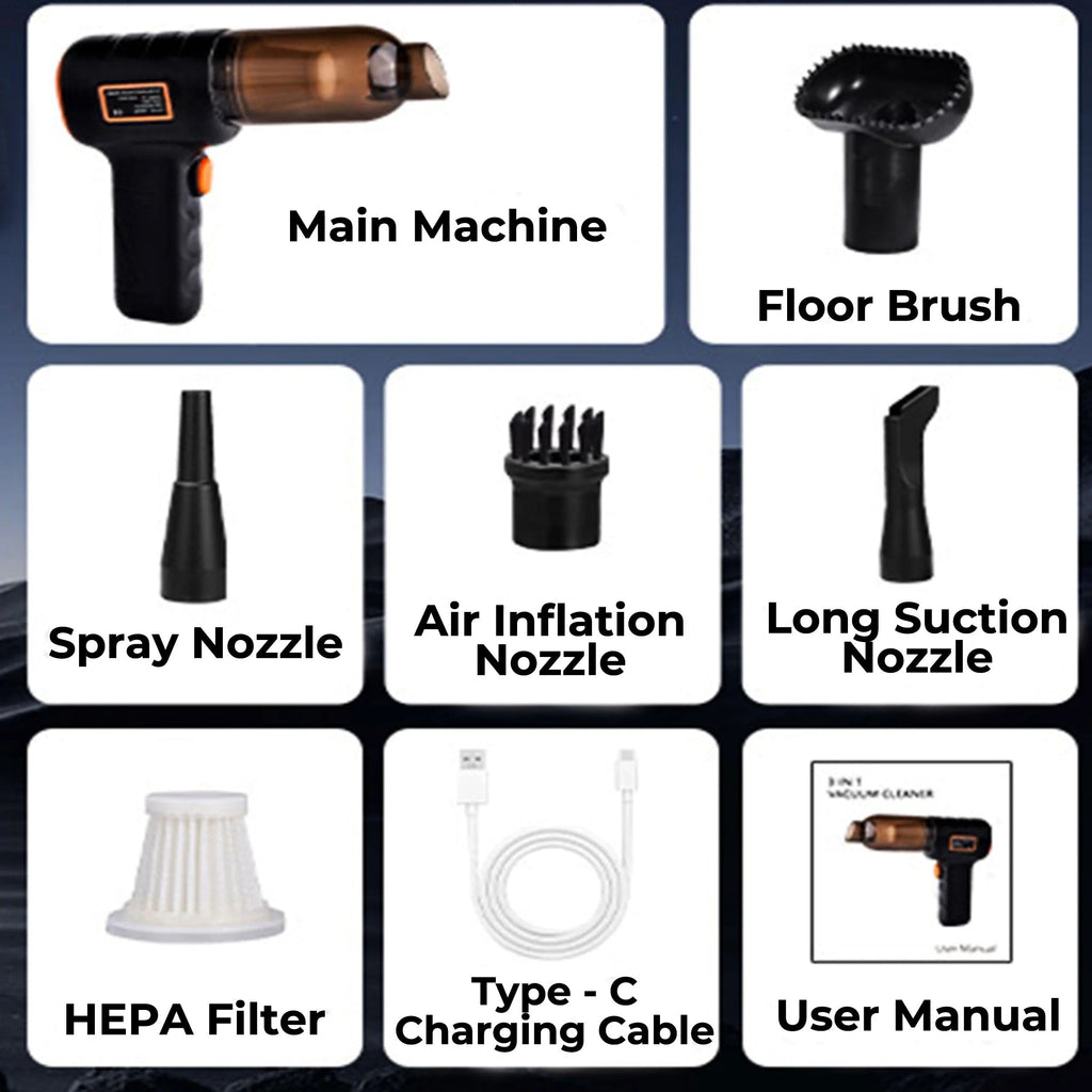 Cordless Car Vacuum Cleaner | Every Journey Is Better When Your Car Has the Right Accessories Aboard