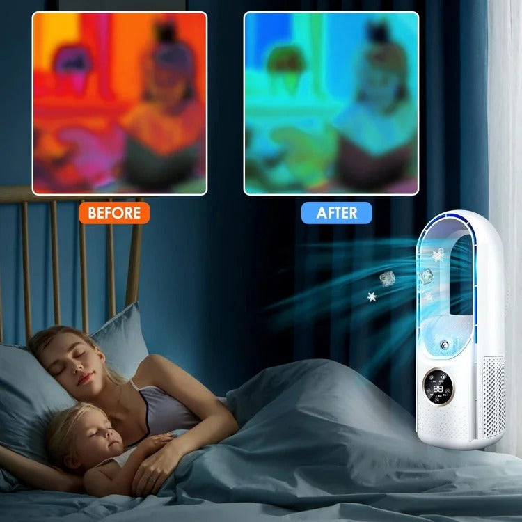 Blade-Free Silent Portable Air Conditioner for Home and Office | Nourishing Haircare for Frizz-Free, Glossy, Manageable Hair Every Day
