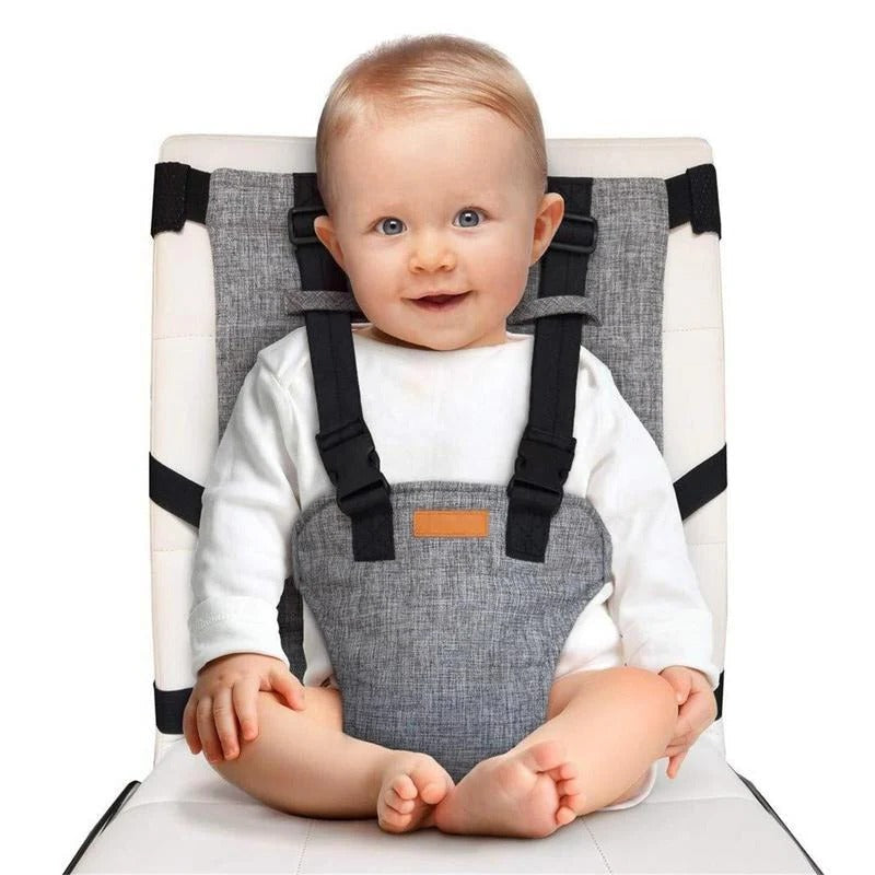 Compact Travel High Chair with Adjustable Harness | Portable Clip-On Baby Chair for Restaurants & Travel