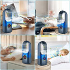 Blade-Free Silent Portable Air Conditioner for Home and Office | Nourishing Haircare for Frizz-Free, Glossy, Manageable Hair Every Day