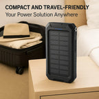 500000mAh Solar Charger Waterproof Power Bank External | Built for British Weather — Durable, Attractive Outdoor Design
