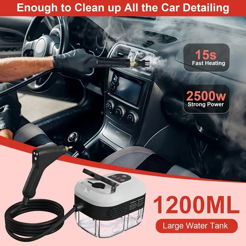 2500W High Pressure Steam Cleaner with Gloves | The Perfect Finishing Touch for Any Look, Any Season, Any Outfit