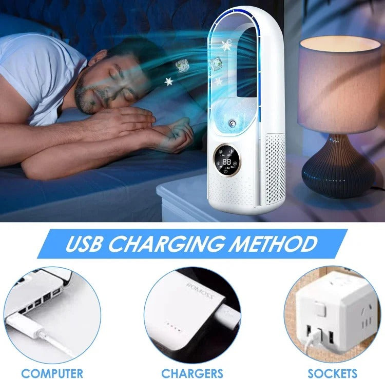 Blade-Free Silent Portable Air Conditioner for Home and Office | Nourishing Haircare for Frizz-Free, Glossy, Manageable Hair Every Day