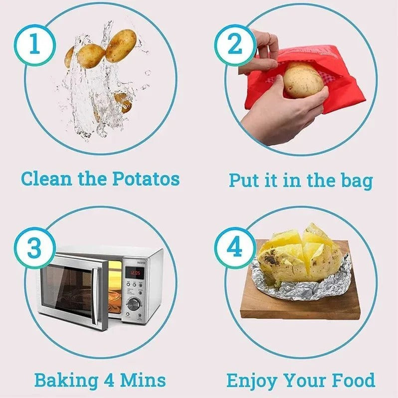 Microwave Potato Bag | Practical, Beautiful & Built to Last — The Smart Choice for Any Home