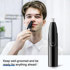 Rechargeable Nose & Ear Hair Trimmer | High-Performance Tech Built for Modern, Busy, On-the-Go Lifestyles