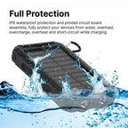500000mAh Solar Charger Waterproof Power Bank External | Built for British Weather — Durable, Attractive Outdoor Design