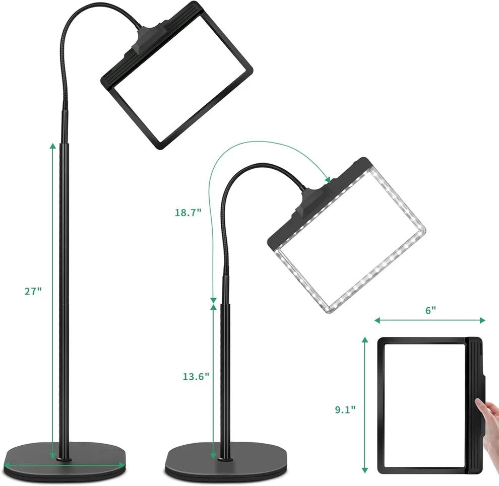 Magnifying Glass With LED Lighting | Effortlessly Functional Home Essential for Clean, Organised Living