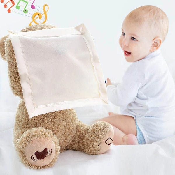 Peek-A-Boo-Teddy — Interactive Plush Toy | Screen-Free Play for Developing Minds — Kids Absolutely Love It