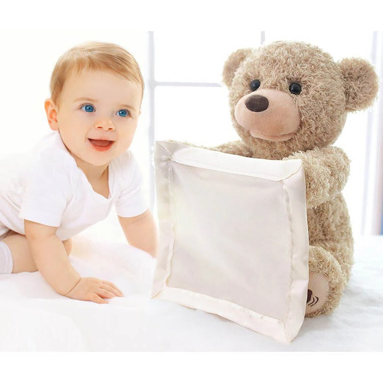 Peek-A-Boo-Teddy — Interactive Plush Toy | Screen-Free Play for Developing Minds — Kids Absolutely Love It