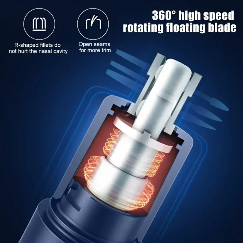 Rechargeable Nose & Ear Hair Trimmer | High-Performance Tech Built for Modern, Busy, On-the-Go Lifestyles