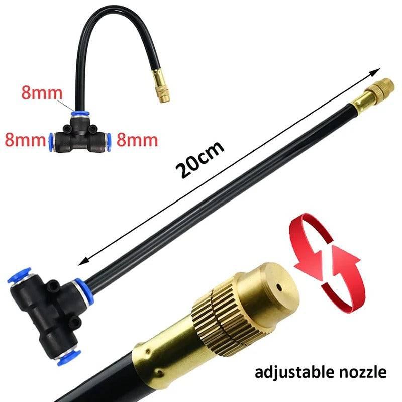 Drip Irrigation Kit with 360 degree Flexible Hose | Built for British Weather — Durable, Attractive Outdoor Design