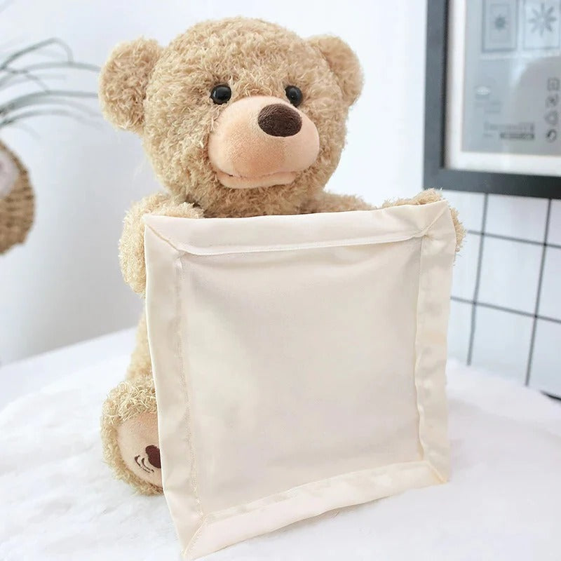 Peek-A-Boo-Teddy — Interactive Plush Toy | Screen-Free Play for Developing Minds — Kids Absolutely Love It