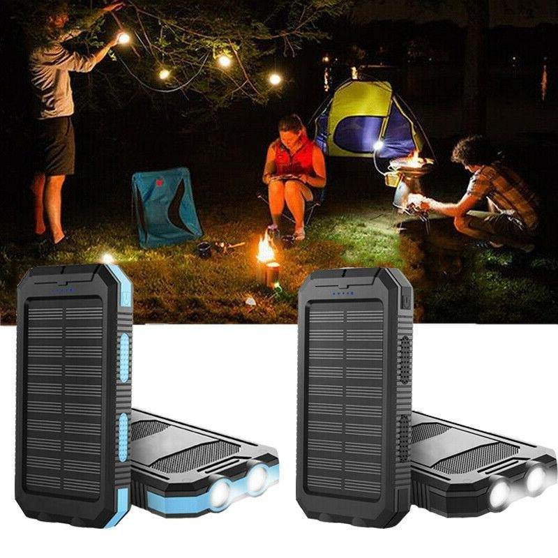 500000mAh Solar Charger Waterproof Power Bank External | Built for British Weather — Durable, Attractive Outdoor Design