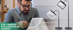 Magnifying Glass With LED Lighting | Effortlessly Functional Home Essential for Clean, Organised Living