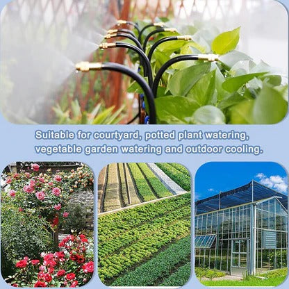 Drip Irrigation Kit with 360 degree Flexible Hose | Built for British Weather — Durable, Attractive Outdoor Design