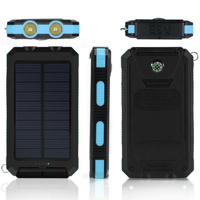 500000mAh Solar Charger Waterproof Power Bank External | Built for British Weather — Durable, Attractive Outdoor Design