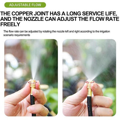 Drip Irrigation Kit with 360 degree Flexible Hose | Built for British Weather — Durable, Attractive Outdoor Design