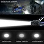 990000LM Rechargeable LED Headlamp | Built for Adventure — Durable, Reliable & Ready for Anything Outside