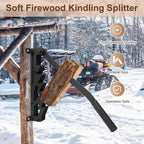 Wall Mounted Firewood Kindling Splitter | Quality Home Accessory Built to Look Great & Last for Years