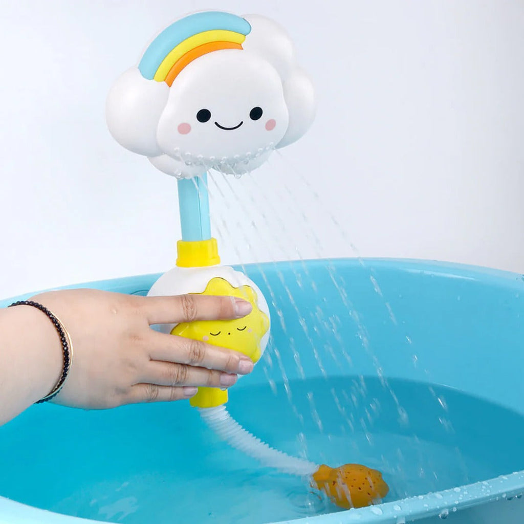 Baby Bath Toy Cloud Shower Head | Safe & Gentle Baby Essential for Comfortable, Happy, Healthy Babies