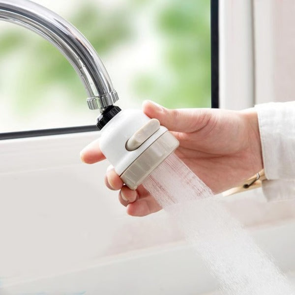 Rotating Faucet Attachment with 3 Spray Modes | Compact, Stylish & Incredibly Useful — An Everyday Home Must-Have
