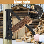 Wall Mounted Firewood Kindling Splitter | Quality Home Accessory Built to Look Great & Last for Years