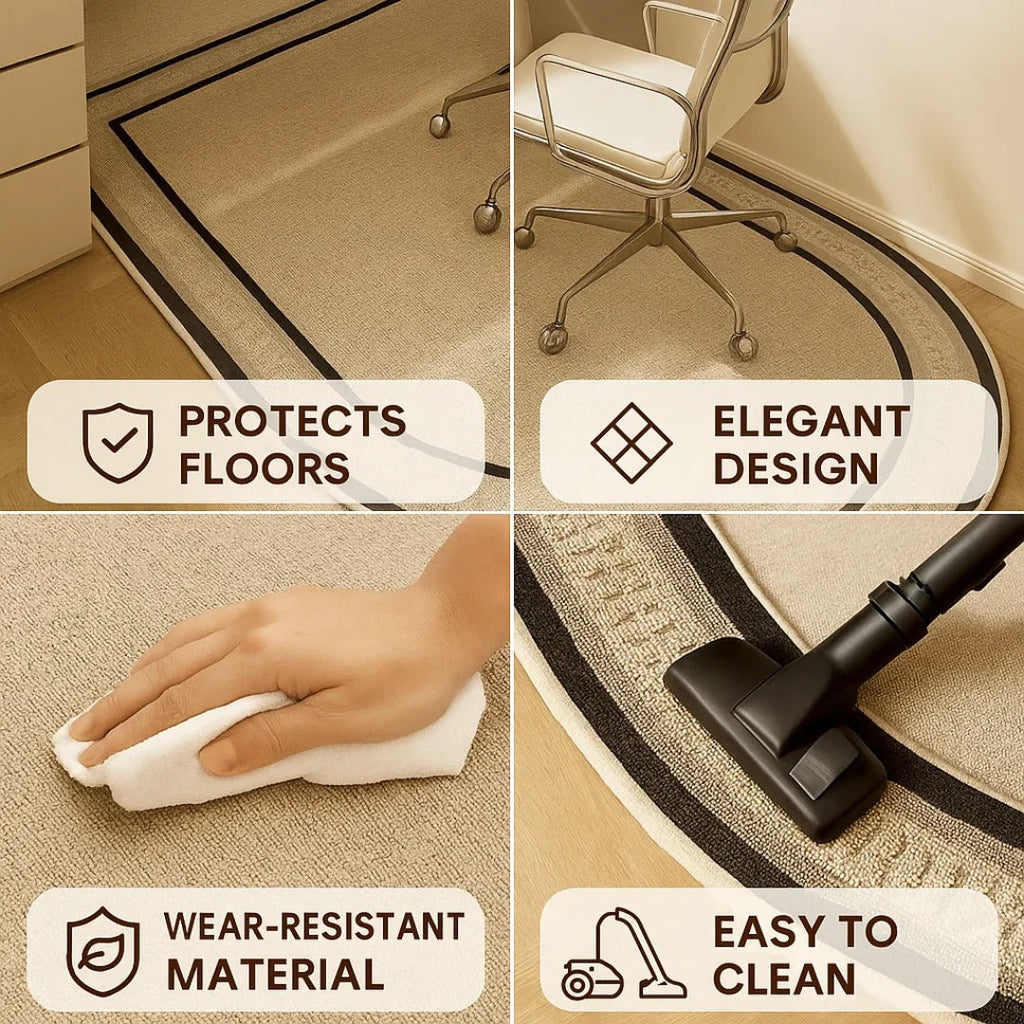 Office Chair Mat with Floor Protection | Stylish Home Essential That Transforms & Elevates Your Living Space