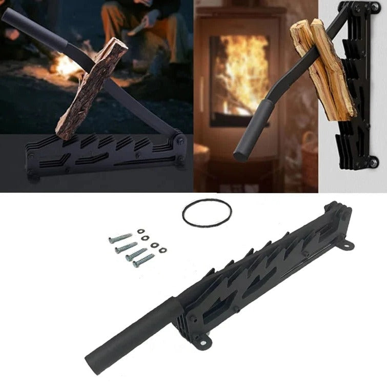 Wall Mounted Firewood Kindling Splitter | Quality Home Accessory Built to Look Great & Last for Years