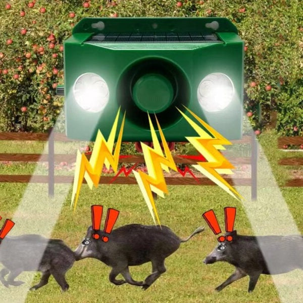Beast Repellent Solar Warning Lights | Easy-Care Garden Essential That Transforms Any Outdoor Space